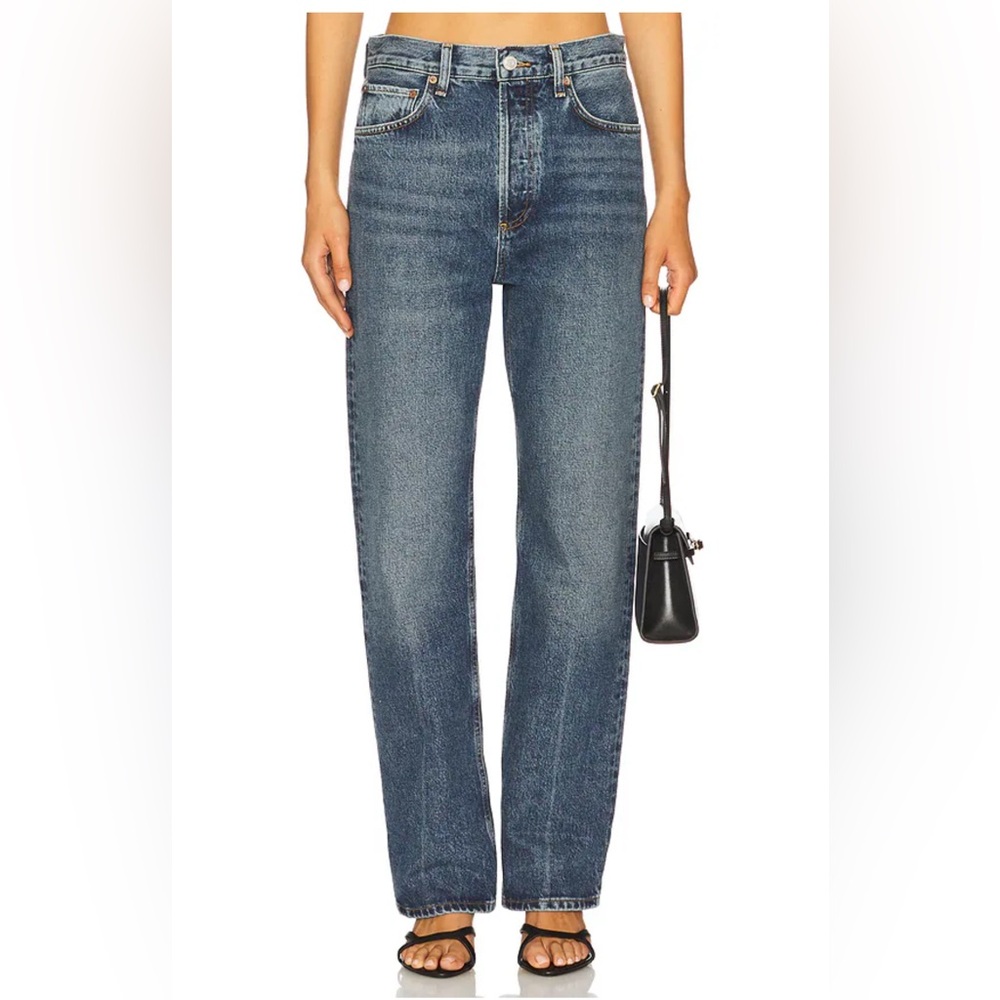 AGOLDE Fran High Rise Ankle Straight Jeans, 30